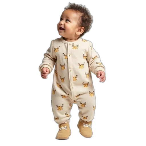 little, english, company, babygro transparent PNG cut-out