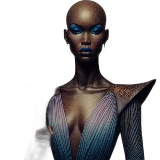 dress, jewelry, robot, mask transparent PNG cut-out