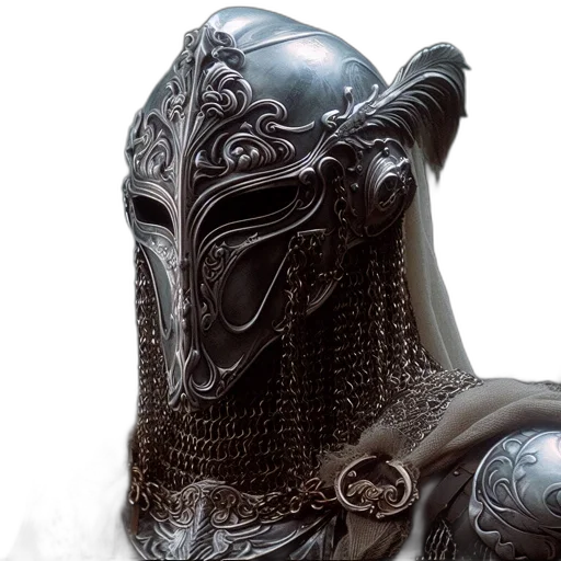 mask, face, sword, concept art transparent PNG cut-out