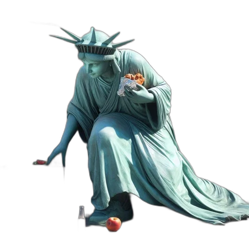 creature, concept art, vaporwave, 3d render transparent PNG cut-out
