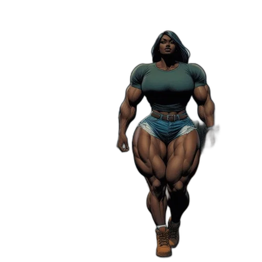 concept art, 3d render, comic book art, powerful transparent PNG cut-out