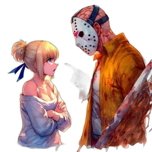 mask, face, concept art, pixel art transparent PNG cut-out