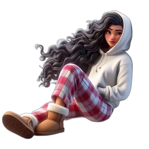 hair, jacket, cartoon, concept art transparent PNG cut-out