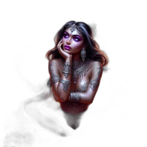 face, creature, concept art, fantasy art transparent PNG cut-out