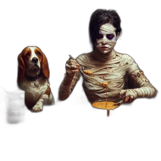 animal, food, mask, creature transparent PNG cut-out