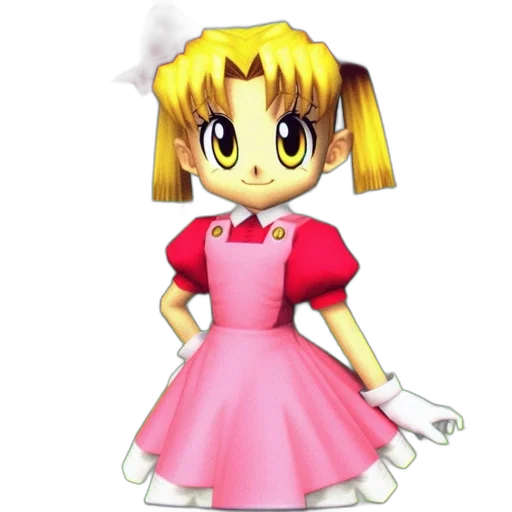 dress, staff, robot, weapon transparent PNG cut-out