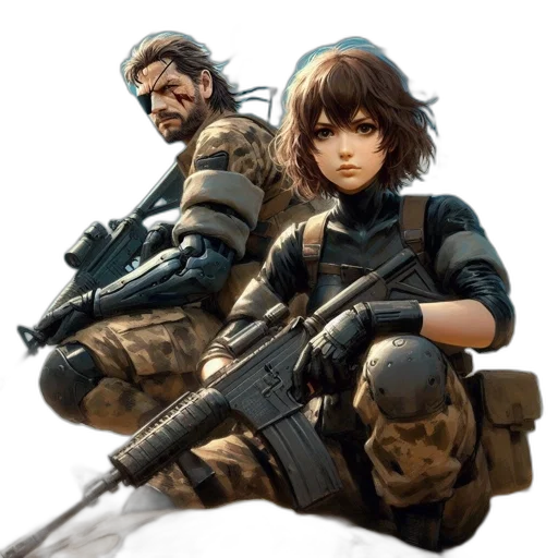 weapon, jacket, concept art, cyberpunk transparent PNG cut-out