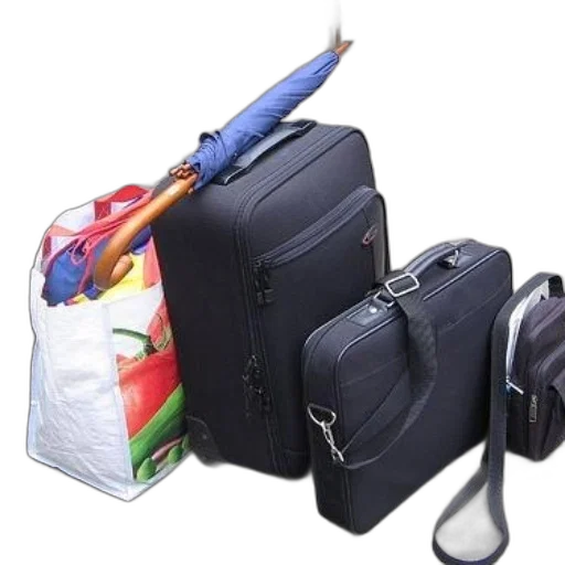 staff, weapon, black, suitcase transparent PNG cut-out