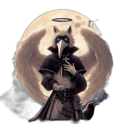 mask, staff, sword, dragon transparent PNG cut-out