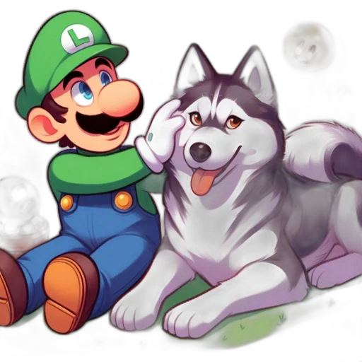animal, watercolor, pixel art, concept art transparent PNG cut-out