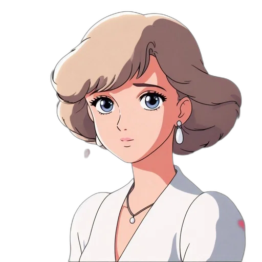 face, staff, dress, hair transparent PNG cut-out