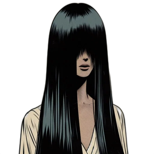hair, mask, face, staff transparent PNG cut-out