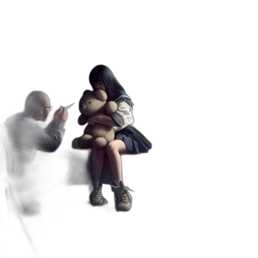 weapon, bottle, jacket, shoes transparent PNG cut-out