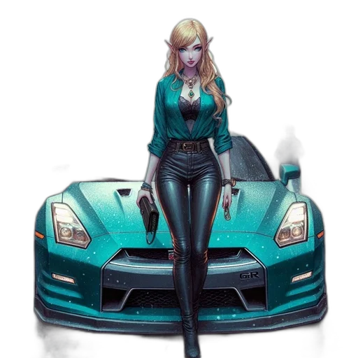 car, weapon, fantasy art, concept art transparent PNG cut-out
