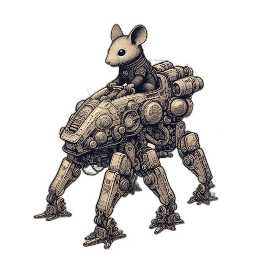 robot, creature, animal, weapon transparent PNG cut-out