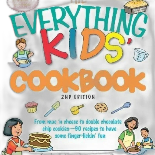 everything, kids, cookbook, cover transparent PNG cut-out