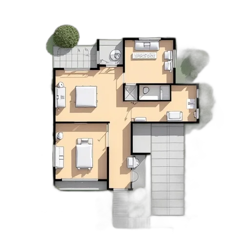 building, 3d render, photorealistic, concept art transparent PNG cut-out