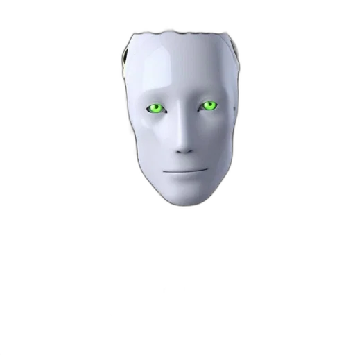 mask, face, robot, creature transparent PNG cut-out