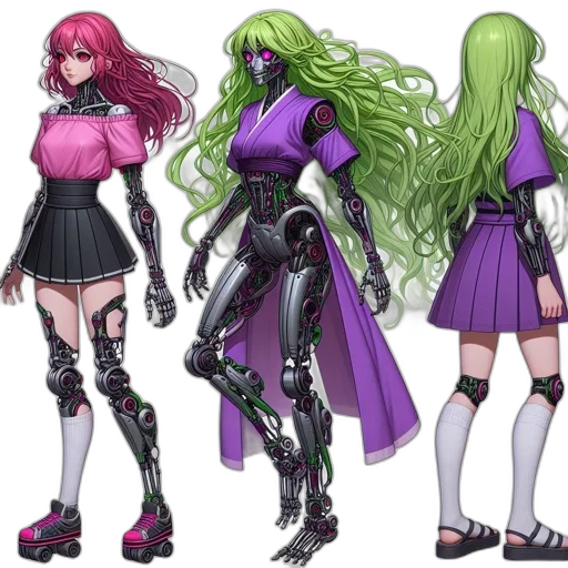 concept art, cyberpunk, fantasy art, vaporwave transparent PNG cut-out