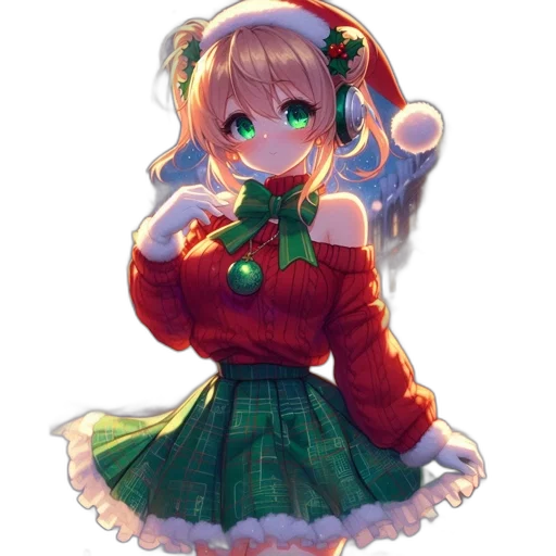 dress, staff, weapon, flower transparent PNG cut-out