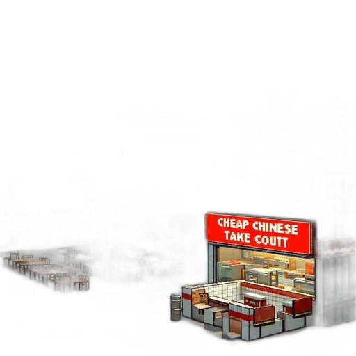 furniture, food, building, staff transparent PNG cut-out