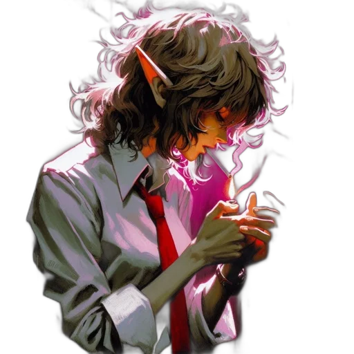 staff, flower, mask, concept art transparent PNG cut-out
