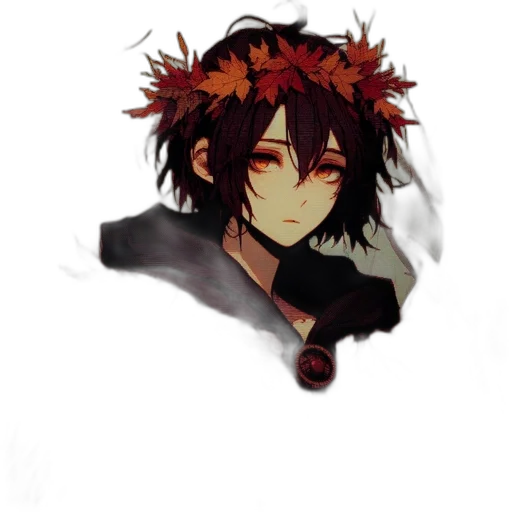 crown, flower, mask, face transparent PNG cut-out