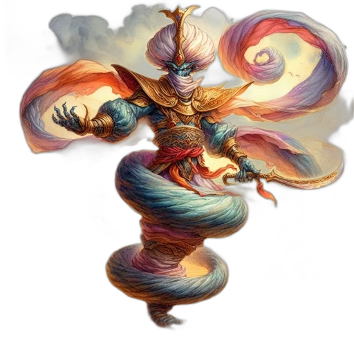 dragon, staff, creature, fantasy art transparent PNG cut-out