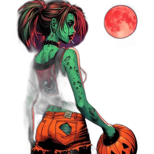 comic book art, concept art, fantasy art, cartoon transparent PNG cut-out