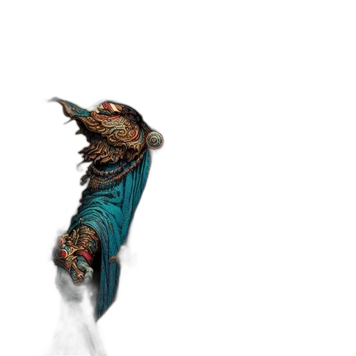 dragon, staff, creature, sword transparent PNG cut-out