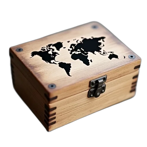 furniture, 3d render, small, wooden transparent PNG cut-out