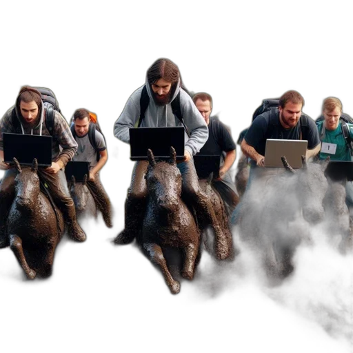 concept art, muddy, terrain, group transparent PNG cut-out