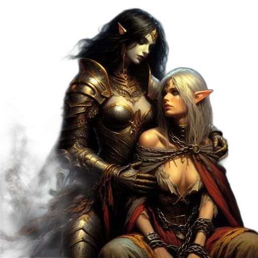 fantasy art, concept art, comic book art, pixel art transparent PNG cut-out