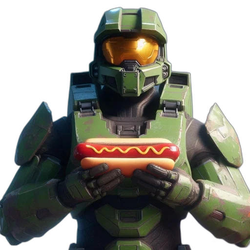 robot, weapon, concept art, 3d render transparent PNG cut-out