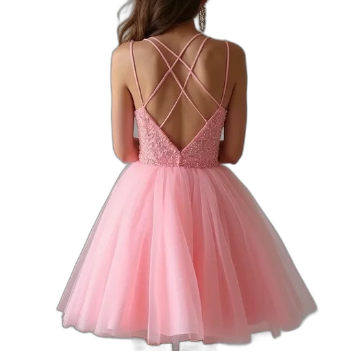 dress, pastel, neon, colorful transparent PNG cut-out