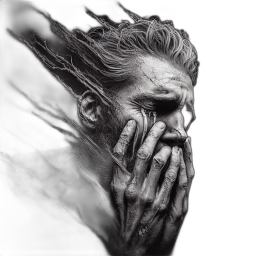 mask, face, creature, hair transparent PNG cut-out