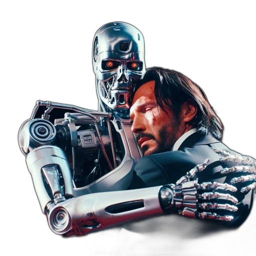 robot, weapon, face, animal transparent PNG cut-out