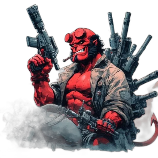 weapon, comic book art, concept art, pixel art transparent PNG cut-out