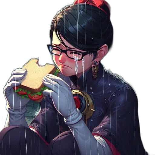 food, pixel art, anime, concept art transparent PNG cut-out