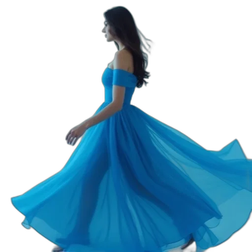 dress, 3d render, concept art, photorealistic transparent PNG cut-out