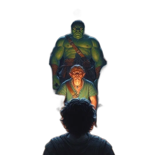 creature, comic book art, concept art, pixel art transparent PNG cut-out