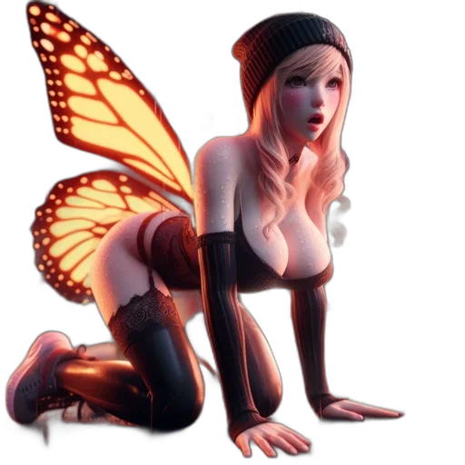 creature, fantasy art, concept art, pixel art transparent PNG cut-out