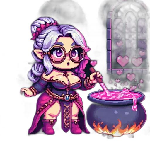 fantasy art, concept art, pixel art, pastel transparent PNG cut-out