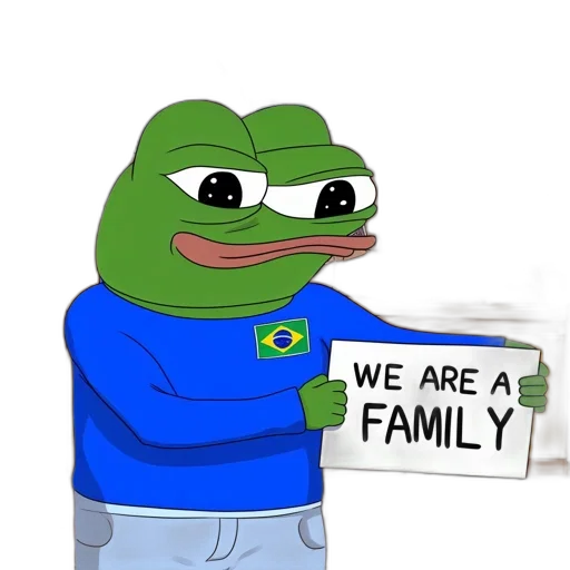 animated, pepe, frog, figure transparent PNG cut-out