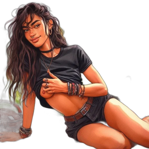 fantasy art, concept art, photorealistic, comic book art transparent PNG cut-out