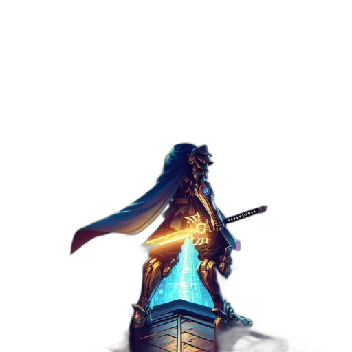 sword, weapon, dragon, staff transparent PNG cut-out