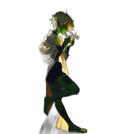 staff, mask, dress, jacket transparent PNG cut-out