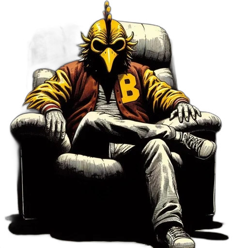 mask, jacket, concept art, comic book art transparent PNG cut-out
