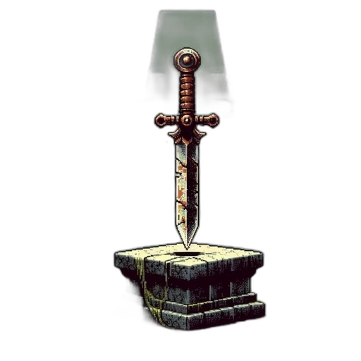 sword, weapon, staff, crown transparent PNG cut-out