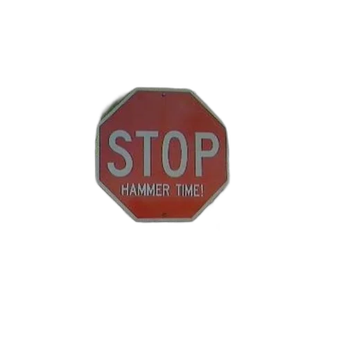 stop, sign, has, altered transparent PNG cut-out